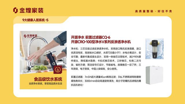 康人居系统赋能高品质住宅新时代EVO真人平台金煌家装九大健(图3)